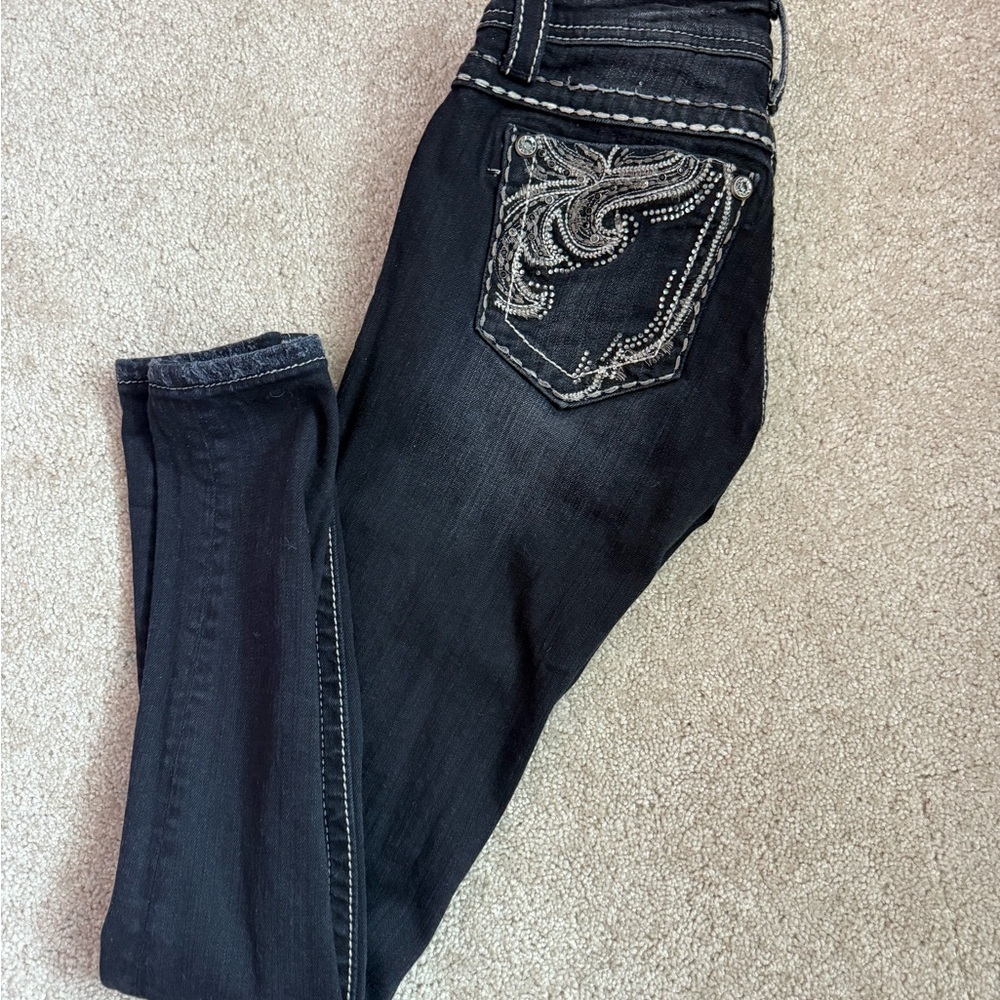 Miss me 24 skinny black jeans